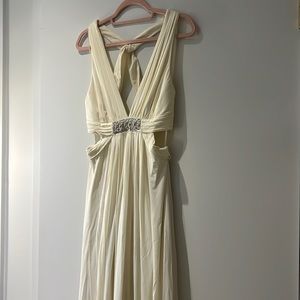 White BCBGmaxazria gorgeous long dress